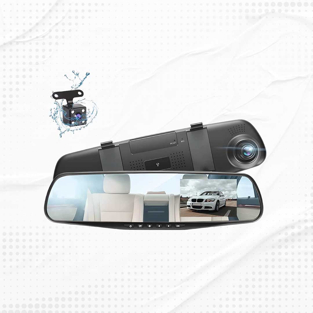 مرآة السيارة الذكية ( داش كام )